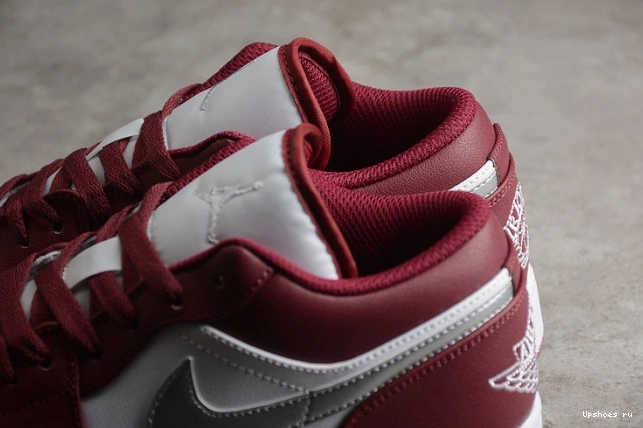 1 Low 553558-615 Bordeaux Jordan White 0205